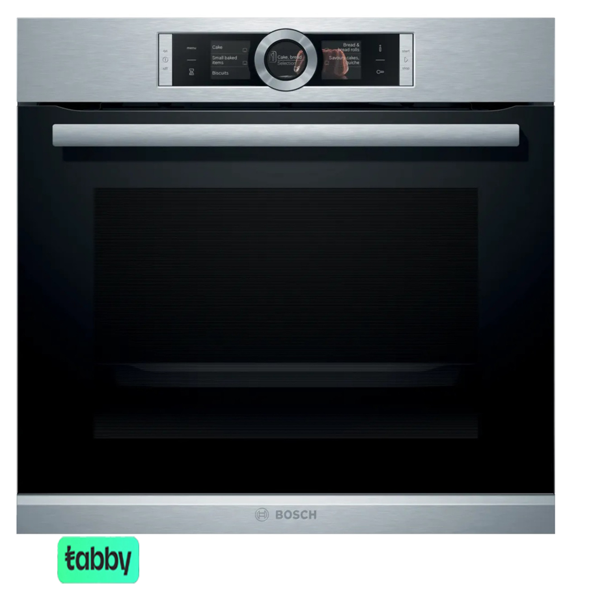 Bosch Series 8 Built-In Oven 60x60cm, Stainless Steel - HBG656RS1M